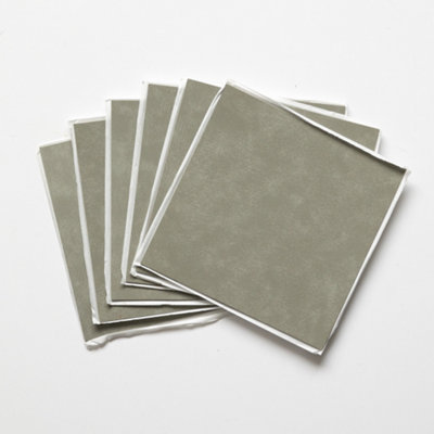 d-c-fix Micro Cement Olive Green 15.25 x 15.25cm Self-adhesive Vinyl Wall Tiles Pack 6