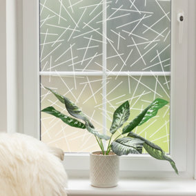 d-c-fix Mikado Static Cling Window Film for Privacy and Décor 1.5m(L) 45cm(W)