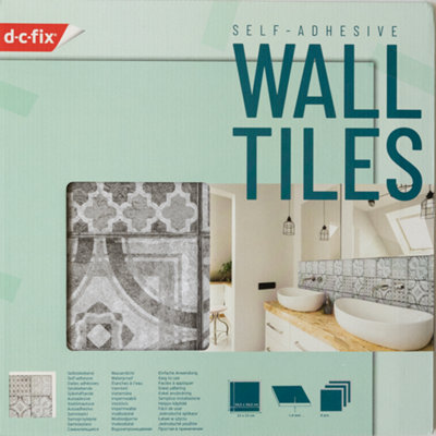 d-c-fix Oriental Tiles Self Adhesive Vinyl Wall Tiles Pack of 6 (0.56sqm)