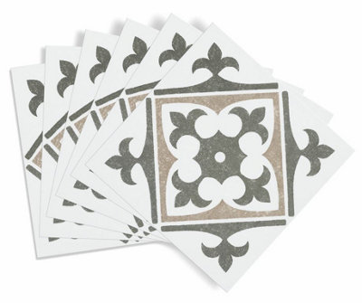 d-c-fix Nadia Natural Self-Adhesive Vinyl Wall Tiles Pack of 6 (0.14sqm)