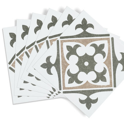 d-c-fix Nadia Natural Self-Adhesive Vinyl Wall Tiles Pack of 6 (0.14sqm)