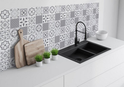 d-c-fix Oriental Tiles Self Adhesive Vinyl Wall Tiles Pack of 6 (0.56sqm)