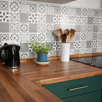 B&q stick on wall tiles discount