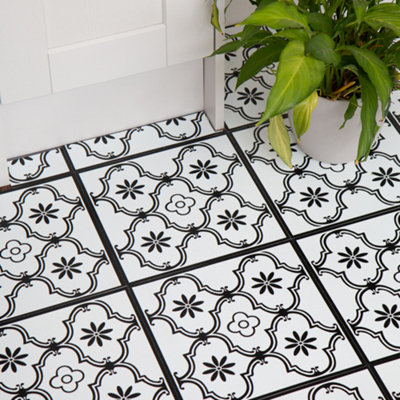 Self adhesive floor tiles b&q discount