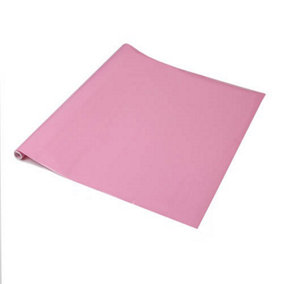 d-c-fix Plain Glossy Cherry Pink Self Adhesive Vinyl Wrap Film for Kitchen Doors and Furniture 2m(L) 67.5cm(W)