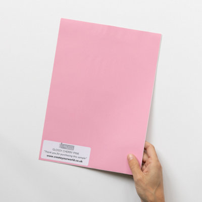 d-c-fix Plain Glossy Cherry Pink Self Adhesive Vinyl Wrap Film for ...