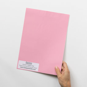 d-c-fix Plain Glossy Cherry Pink Self Adhesive Vinyl Wrap Film for Kitchen Doors and Furniture A4 Sample 297mm(L) 210mm(W)