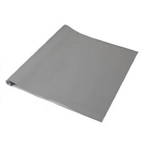 d-c-fix Plain Glossy Grey Self Adhesive Vinyl Wrap Film for Kitchen Doors and Furniture 2m(L) 67.5cm(W)