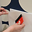 d-c-fix Plain Glossy Light Cream Self Adhesive Vinyl Wrap Film for Kitchen Doors and Furniture 2.1m(L) 90cm(W)