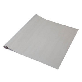 d-c-fix Plain Glossy Light Grey Self Adhesive Vinyl Wrap Film for Kitchen Doors and Furniture 10m(L) 45cm(W)