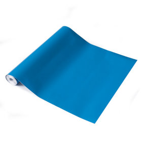 d-c-fix Plain Matt Air Blue Self Adhesive Vinyl Wrap Film for Furniture and Crafts 10m(L) 45cm(W)