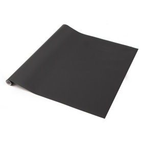 d-c-fix Plain Matt Anthracite Grey Self Adhesive Vinyl Wrap Film for Kitchen Doors and Furniture 15m(L) 45cm(W)
