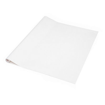 d-c-fix Plain Matt White Self Adhesive Vinyl Wrap Film for Kitchen Doors and Furniture 10m(L) 90cm(W)
