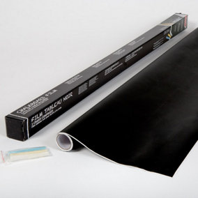d-c-fix Premium Chalkboard Black Self Adhesive Vinyl Wrap for Crafts and Decoration 1.5m(L) 90cm(W)
