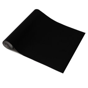 d-c-fix Premium Felt Velour Black Self Adhesive Vinyl Wrap for Crafts and Decoration 5m(L) 90cm(W)