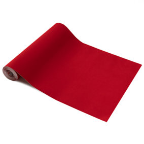d-c-fix Premium Felt Velour Red Self Adhesive Vinyl Wrap for Crafts and Decoration 5m(L) 45cm(W)