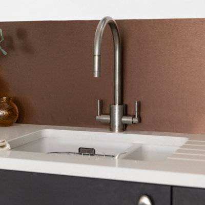 d-c-fix Premium Metallics Bronze Self Adhesive Vinyl Wrap for Furniture and Decoration 1.5m(L) 67.5cm(W) - 4