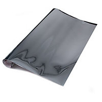d-c-fix Premium Metallics Glossy Silver Self Adhesive Vinyl Wrap for Furniture and Decoration 1.5m(L) 45cm(W)