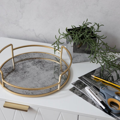 d-c-fix Premium Metallics Vintage Mirror Self Adhesive Vinyl Wrap for Furniture and Decoration 1.5m(L) 67.5cm(W)