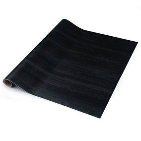 d-c-fix Premium Quadro Black Textured Self Adhesive Vinyl Wrap Film for Kitchen Doors and Furniture 1.5m(L) 67.5cm(W)