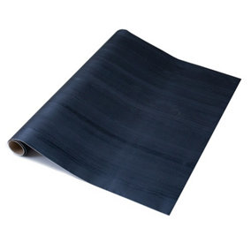 d-c-fix Premium Quadro Navy Blue Textured Self Adhesive Vinyl Wrap Film for Kitchen Doors and Furniture 1.5m(L) 67.5cm(W)