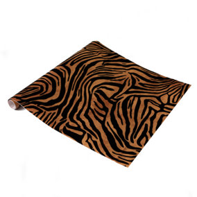 d-c-fix Premium Velvet Edition Sumatra Animal Print 3D Self Adhesive Vinyl Wrap for Crafts and Decoration 1.2m(L) 45cm(W)