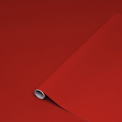 D-C-Fix Red Velour Baize (1712) Sticky Backed Vinyl (L)500cm (W)45cm