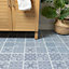 d-c-fix Roman Mosaic Blue Self Adhesive Vinyl Floor Tiles Pack of 11 (1sqm)