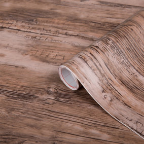 D-c-fix Rustic Wood (0478) Sticky Back Furniture Wrap (L)200cm (W)45cm