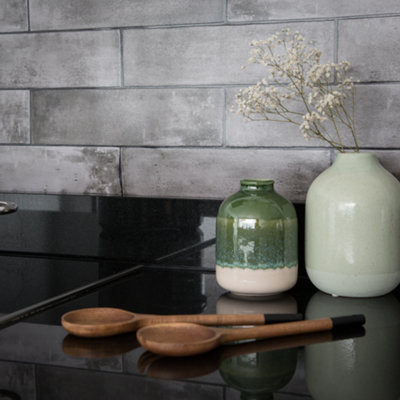 d-c-fix Slate Bricks Asmant 3D Splashback Wallpaper for Kitchen and Bathroom 4m(L) 67.5cm(W)