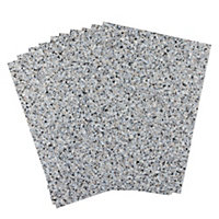 d-c-fix Stone Granite Grey Self Adhesive Vinyl A4 Craft Pack (10 sheets)