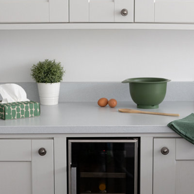 d-c-fix Stone Sabbia Grey Self Adhesive Vinyl Wrap Film for Kitchen Worktops and Furniture 10m(L) 67.5cm(W)