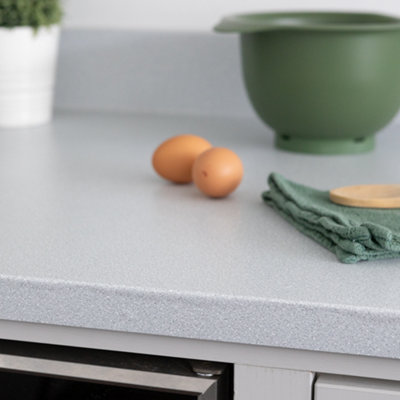 d-c-fix Stone Sabbia Grey Self Adhesive Vinyl Wrap Film for Kitchen Worktops and Furniture 10m(L) 67.5cm(W)