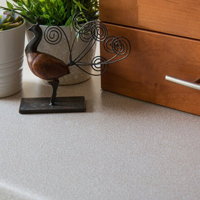 d-c-fix Stone Sabbia Grey Self Adhesive Vinyl Wrap Film for Kitchen Worktops and Furniture 10m(L) 67.5cm(W)