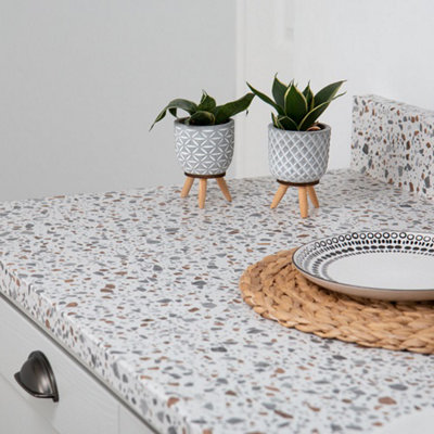 d-c-fix Terrazzo Self Adhesive Vinyl Wrap Film for Kitchen