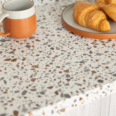 d-c-fix Terrazzo Self Adhesive Vinyl Wrap Film for Kitchen Worktops and ...