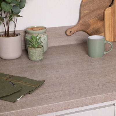 d-c-fix Tira Wood Greige A4 Sample Self-adhesive Vinyl Wrap for Doors ...