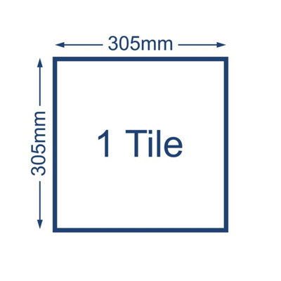 d-c-fix Vintage Flowers Self Adhesive Vinyl Floor Tiles Pack of 11 (1sqm) - 7