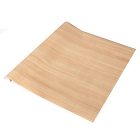 d-c-fix Woodgrain Beech Planked Self Adhesive Vinyl Wrap Film for Kitchen Doors and Worktops 1m(L) 67.5cm(W)
