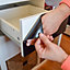 d-c-fix Woodgrain Blackwood Self Adhesive Vinyl Wrap Film for Kitchen Doors and Worktops 1m(L) 90cm(W)