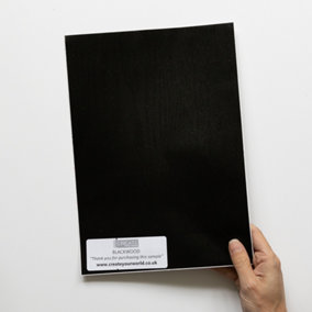 d-c-fix Woodgrain Blackwood Self Adhesive Vinyl Wrap Film for Kitchen Doors and Worktops A4 Sample 297mm(L) 210mm(W)