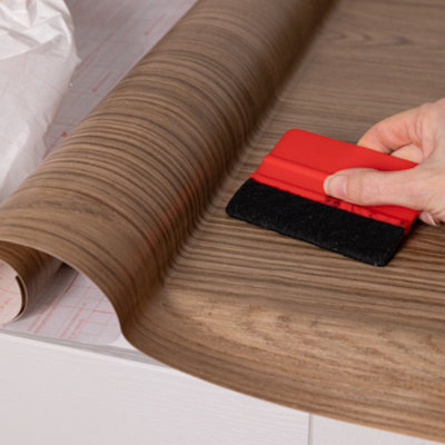 d-c-fix Woodgrain Casella Oak Brown Self Adhesive Vinyl Wrap Film for Kitchen Doors and Worktops 2m(L) 67.5cm(W)