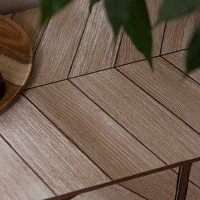 d-c-fix Woodgrain Chevron Natural Self Adhesive Vinyl Wrap Film for Kitchen Doors and Worktops 2m(L) 67.5cm(W)