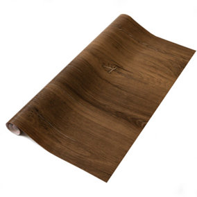 d-c-fix Woodgrain Flagstaff Oak Self Adhesive Vinyl Wrap Film for Kitchen Doors and Worktops 2.1m(L) 90cm(W)