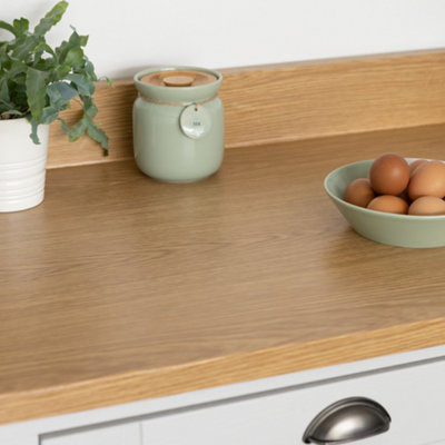 d-c-fix Woodgrain Japanese Oak Self Adhesive Vinyl Wrap Film for Kitchen Doors and Worktops A4 Sample 297mm(L) 210mm(W) - 3