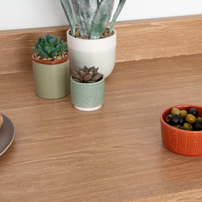d-c-fix Woodgrain Oak Sheffield Country Self Adhesive Vinyl Wrap Film for Kitchen Doors and Worktops 1m(L) 90cm(W)