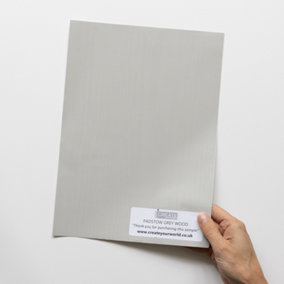 d-c-fix Woodgrain Padstow Grey Wood Self Adhesive Vinyl Wrap Film for Kitchen Doors and Worktops A4 Sample 297mm(L) 210mm(W)