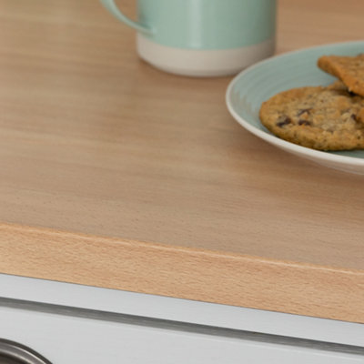 d-c-fix Woodgrain Planked Beech Self Adhesive Vinyl Wrap Film for Kitchen Doors and Worktops A4 Sample 297mm(L) 210mm(W)