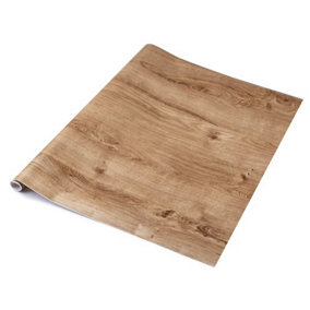 d-c-fix Woodgrain Ribbeck Oak Self Adhesive Vinyl Wrap Film for Kitchen Doors and Worktops 10m(L) 67.5cm(W)