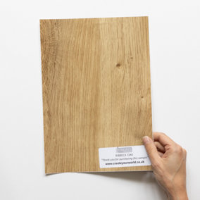 d-c-fix Woodgrain Ribbeck Oak Self Adhesive Vinyl Wrap Film for Kitchen Doors and Worktops A4 Sample 297mm(L) 210mm(W)
